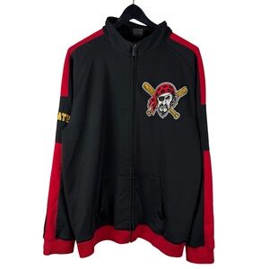 Vintage 2000s Stitches Pittsburgh Pirates Full Zip Track MLB Jacket Size XL